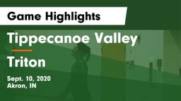 Tippecanoe Valley  vs Triton   Game Highlights - Sept. 10, 2020