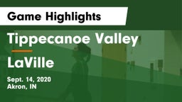 Tippecanoe Valley  vs LaVille  Game Highlights - Sept. 14, 2020