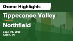 Tippecanoe Valley  vs Northfield  Game Highlights - Sept. 24, 2020