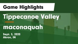 Tippecanoe Valley  vs maconaquah Game Highlights - Sept. 3, 2020