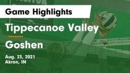 Tippecanoe Valley  vs Goshen  Game Highlights - Aug. 23, 2021