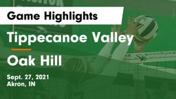 Tippecanoe Valley  vs Oak Hill  Game Highlights - Sept. 27, 2021