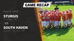 Recap: Sturgis  vs. South Haven  2016