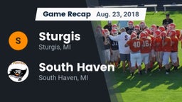 Recap: Sturgis  vs. South Haven  2018