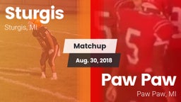 Matchup: Sturgis vs. Paw Paw  2018