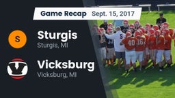 Recap: Sturgis  vs. Vicksburg  2017