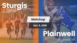Matchup: Sturgis vs. Plainwell  2018