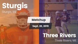 Matchup: Sturgis vs. Three Rivers  2019