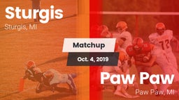 Matchup: Sturgis vs. Paw Paw  2019