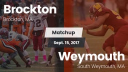 Matchup: Brockton vs. Weymouth  2017