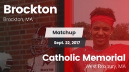 Matchup: Brockton vs. Catholic Memorial  2017