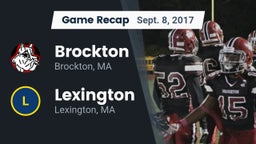 Recap: Brockton  vs. Lexington  2017