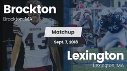 Matchup: Brockton vs. Lexington  2018
