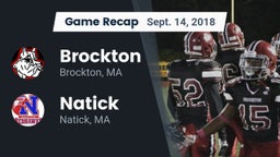 Recap: Brockton  vs. Natick  2018