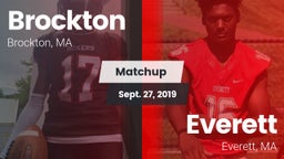 Matchup: Brockton vs. Everett  2019