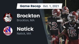 Recap: Brockton  vs. Natick  2021