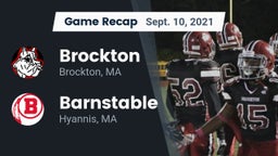 Recap: Brockton  vs. Barnstable  2021