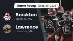 Recap: Brockton  vs. Lawrence  2023