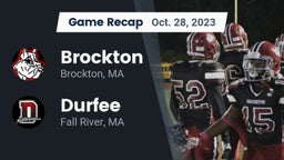 Recap: Brockton  vs. Durfee  2023