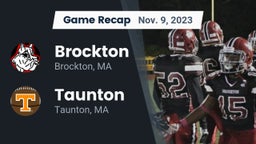 Recap: Brockton  vs. Taunton  2023
