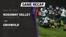 Recap: Nodaway Valley  vs. Griswold  2016