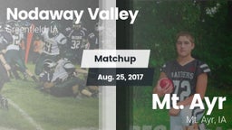 Matchup: Nodaway Valley vs. Mt. Ayr  2017