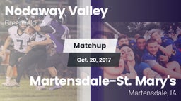 Matchup: Nodaway Valley vs. Martensdale-St. Mary's  2017
