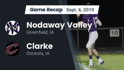 Recap: Nodaway Valley  vs. Clarke  2019