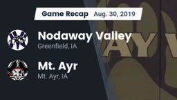 Recap: Nodaway Valley  vs. Mt. Ayr  2019