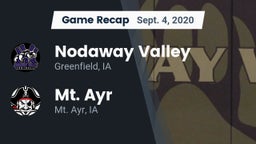 Recap: Nodaway Valley  vs. Mt. Ayr  2020