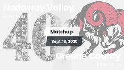 Matchup: Nodaway Valley vs. Greene County  2020