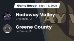 Recap: Nodaway Valley  vs. Greene County  2020