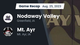 Recap: Nodaway Valley  vs. Mt. Ayr  2023