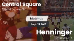 Matchup: Central Square vs. Henninger  2017