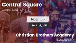 Matchup: Central Square vs. Christian Brothers Academy  2017