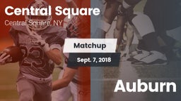 Matchup: Central Square vs. Auburn 2018