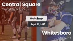Matchup: Central Square vs. Whitesboro  2018
