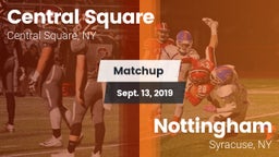 Matchup: Central Square vs. Nottingham  2019