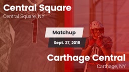 Matchup: Central Square vs. Carthage Central  2019