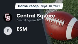 Recap: Central Square  vs. ESM 2021