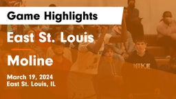 East St. Louis  vs Moline  Game Highlights - March 19, 2024