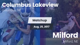 Matchup: Columbus Lakeview vs. Milford  2017