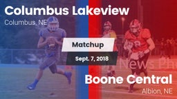 Matchup: Columbus Lakeview vs. Boone Central  2018