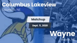Matchup: Columbus Lakeview vs. Wayne  2020