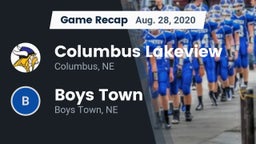 Recap: Columbus Lakeview  vs. Boys Town  2020