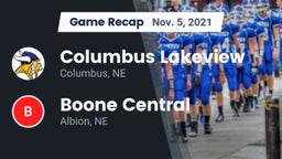 Recap: Columbus Lakeview  vs. Boone Central  2021