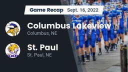 Recap: Columbus Lakeview  vs. St. Paul  2022