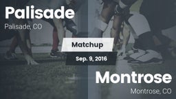 Matchup: Palisade vs. Montrose  2016