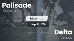 Matchup: Palisade vs. Delta  2016