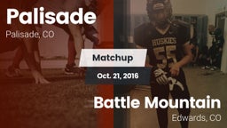 Matchup: Palisade vs. Battle Mountain  2016
